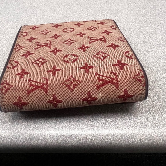 ❤️Pre Loved Louis Vuitton Cherry Mini Lin Porte Billets Credit Card Wallet - Picture 6 of 10